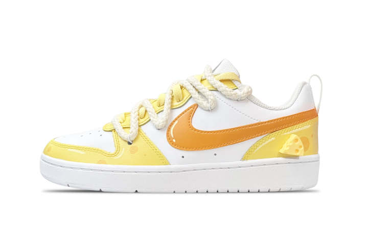 Nike Nike Court Borough Low top Skateboard Shoes GS Yellow