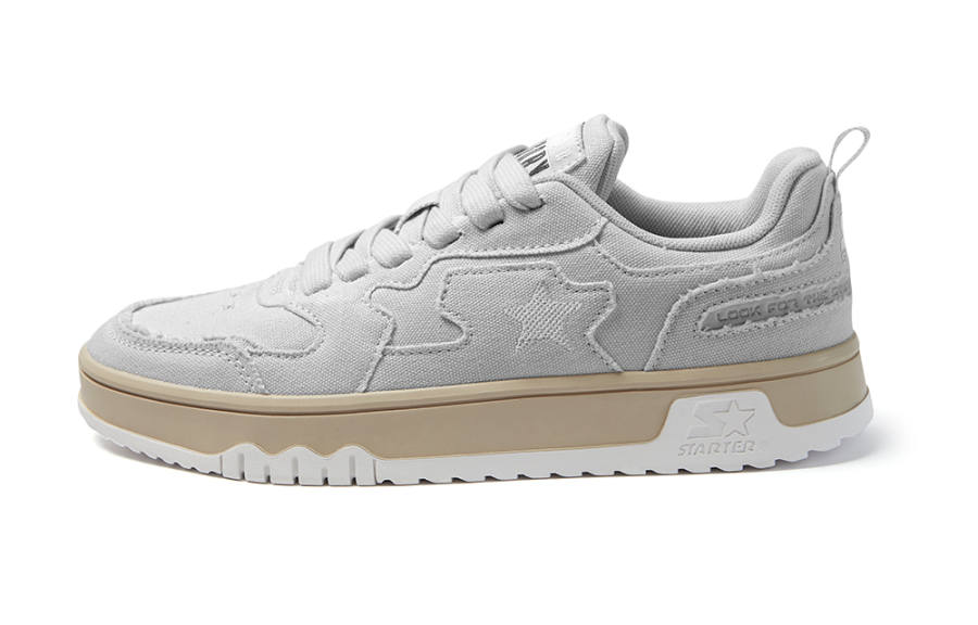 STARTER Vol Lightweight Slip Resistant Lightweight Anti Slip Low top Skateboard Shoes Unisex Gray