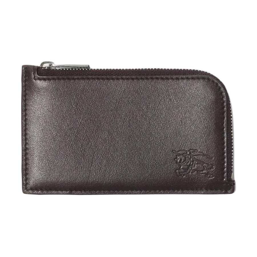 Burberry Cow Leather Card Holder Men's Sandy Beige