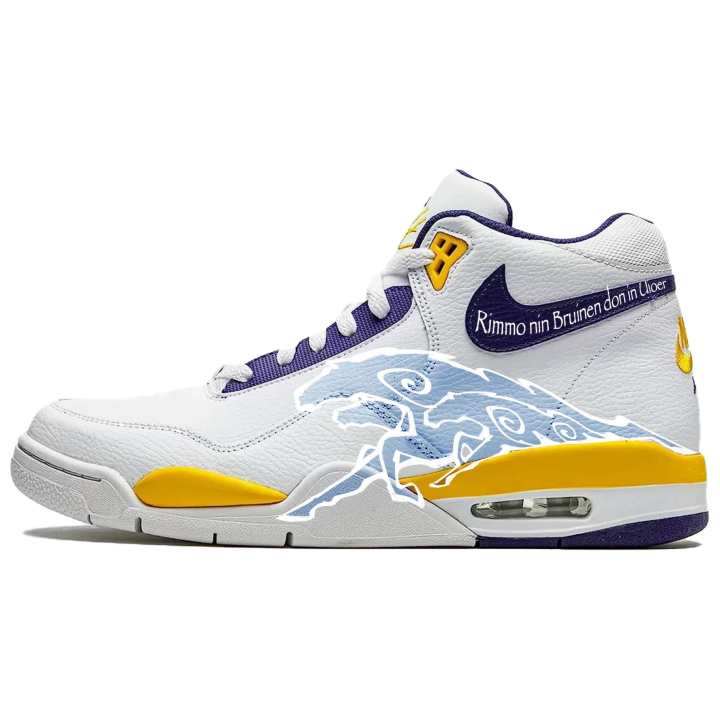 Nike Nike Flight Legacy Cushioning Abrasion Resistant Coverage Mid top Vintage Basketball Shoes Men's
