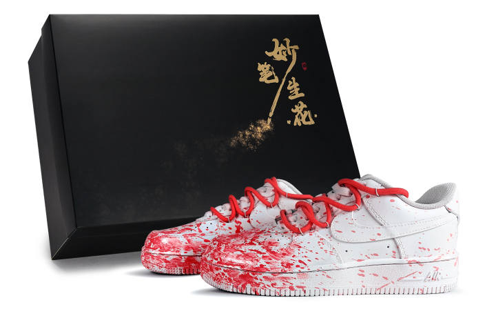 Nike Nike Air Force 1 Inspiration Bloom, Rose Reverie Slip Resistant Abrasion Resistant Low top Skateboard Shoes Unisex