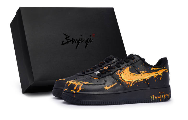 Nike Nike Air Force 1 07 811 Manufacturing, Volcano Lava, Special Shoe Box Slip Resistant Abrasion Resistant