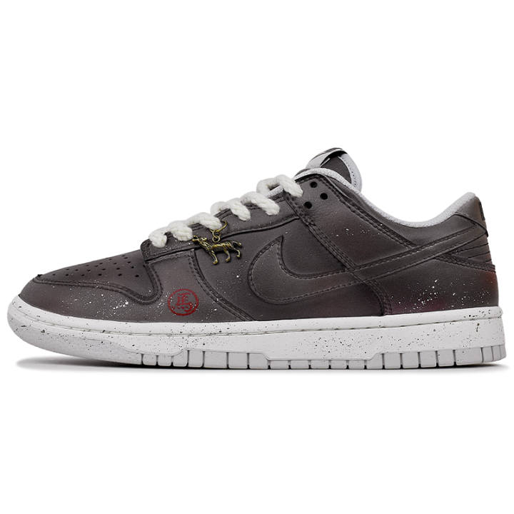 Nike Nike Dunk Abrasion Resistant Low top Skateboard Shoes Unisex Brown