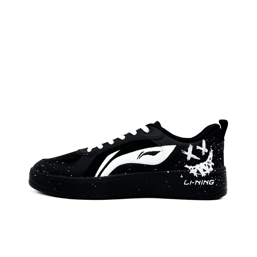 Li-Ning Li Ning Wheat Age Abrasion Resistant Breathable Height Increasing Low top Skateboard Shoes Men's
