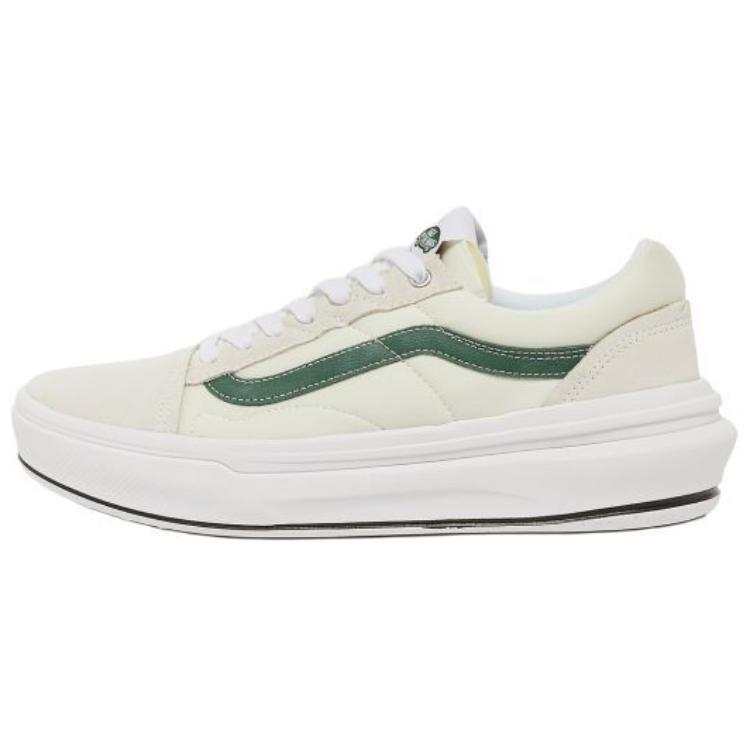 Vans Old Skool Low top Skateboard Shoes Men's White Green