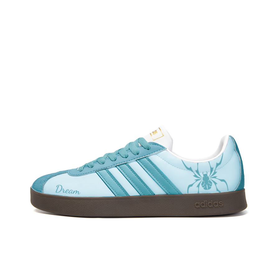 Adidas Neo VL Court 2.0 Slip Resistant Abrasion Resistant Low top Skateboard Shoes Unisex Sky Blue