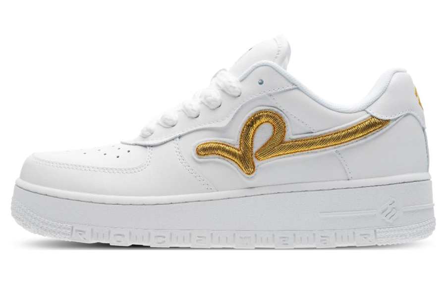 ROCAWEAR XVESSEL X ROCAWEAR Skateboard Shoes Unisex Low Top White Gold