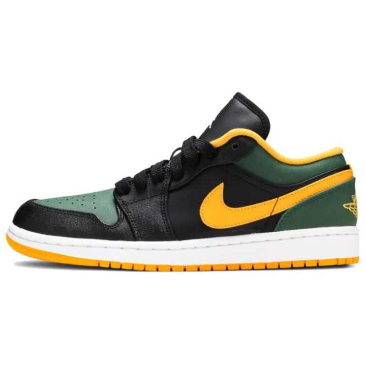 Jordan Jordan Air Jordan 1 Low top Skateboard Shoes Men's Black Green