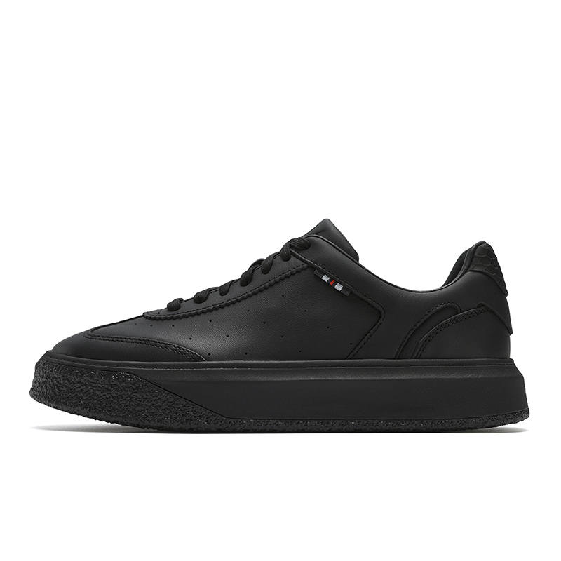 FILA OLIMPICA Abrasion Resistant Abrasion Resistant Low top Skateboard Shoes Men's Black