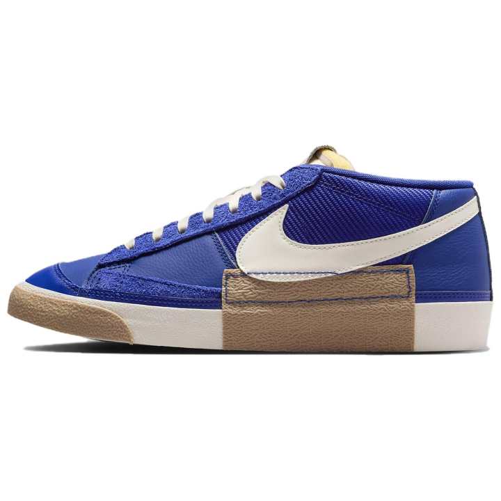 Nike Nike Blazer Low Pro Club Deep Royal Blue Gum Light Brown Metallic Gold Pale Ivory