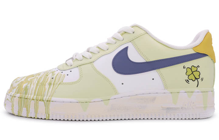 Nike Nike Air Force 1 Triple White Leather Slip Resistant, Abrasion Resistant, Lightweight