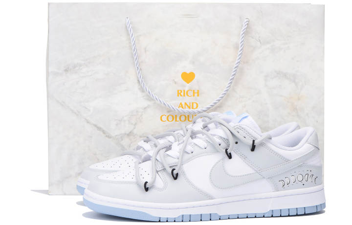 Nike Nike Dunk Moon Orbit Leather Abrasion Resistant Breathable Abrasion Resistant Breathable Low top Skateboard Shoes Men's