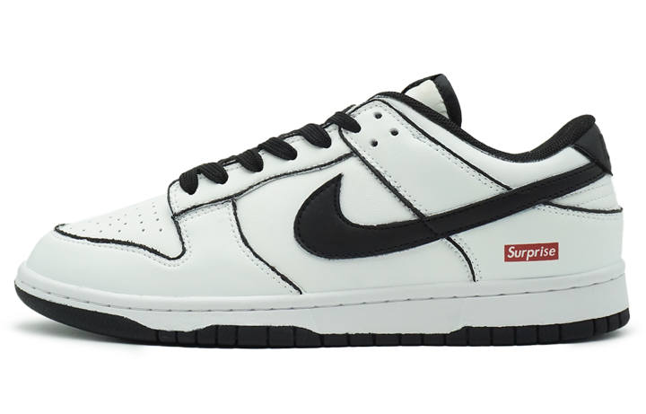 Nike Nike Dunk Abrasion Resistant Abrasion Resistant Low top Skateboard Shoes Men's Black White