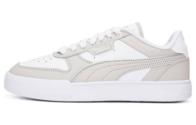 PUMA CAVEN DIME Leather Abrasion Resistant Low top Skateboard Shoes Unisex Gray White