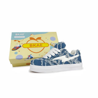 BKAE Slip Resistant, Abrasion Resistant, Lightweight Low top Skateboard Shoes Unisex Dark Blue