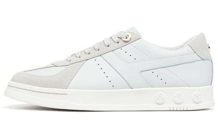 LI-NING 1990 LI NING 1990 Zhengrong C Slip Resistant Abrasion Resistant Low top Skateboard Shoes Women's Water Mist Gray