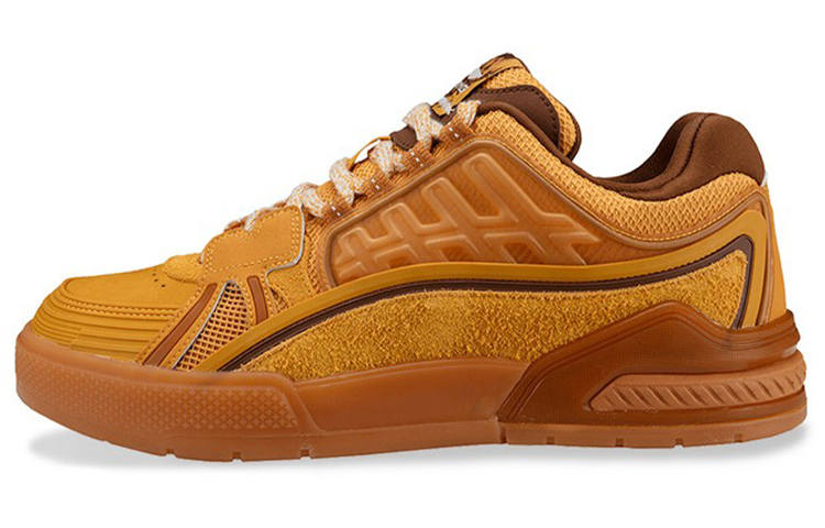 Li-Ning Li Ning Millennial Era TPU Slip Resistant Abrasion Resistant Low top Skateboard Shoes Men's Mineral Yellow