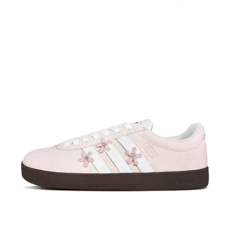 Adidas Adidas VL COURT 2.0 Low top Skateboard Shoes Unisex Pink White