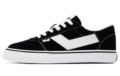 Pony Skate Cushioning Slip Resistant Cushioning Slip Resistant Low top Skateboard Shoes Unisex Black