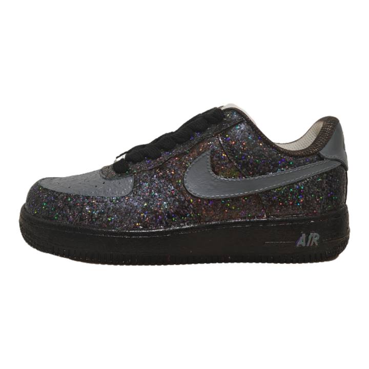 Nike Nike Air Force 1 Galaxy Gray Memory Low top Skateboard Shoes Men's Black Gray