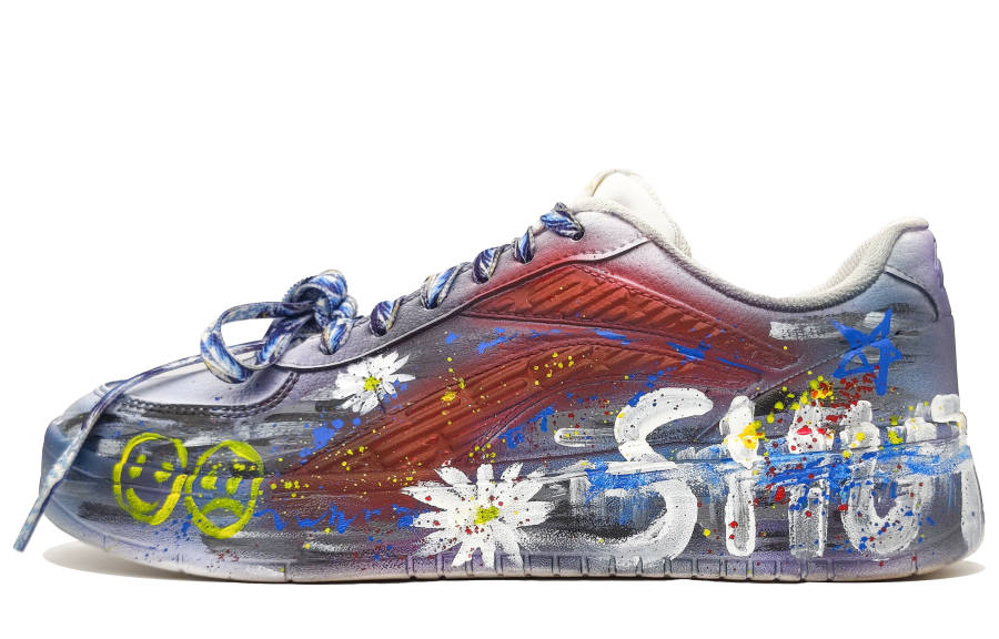 Li-Ning Li Ning Slip Resistant Cushioning Abrasion Resistant Slip Resistant Cushioning Abrasion Resistant Low top