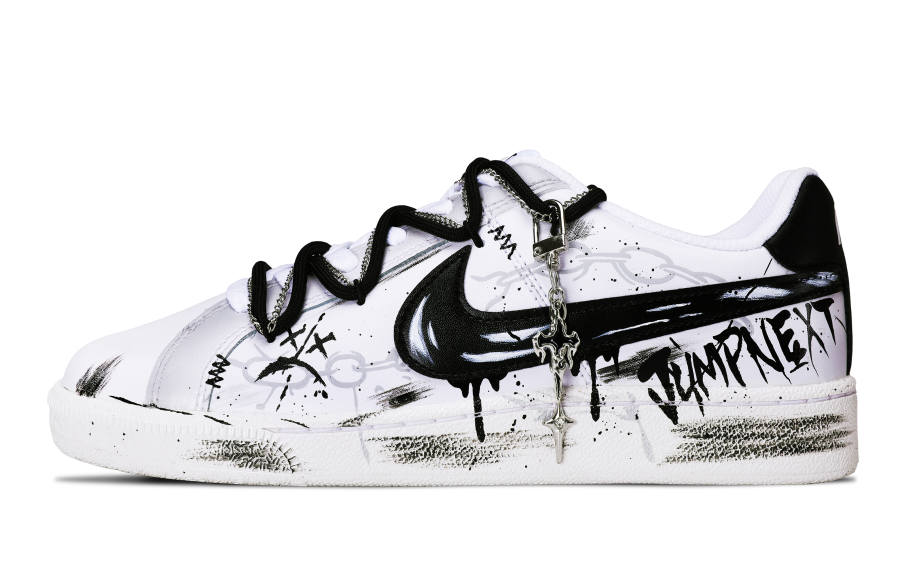 Nike Nike Court Royale Low top Skateboard Shoes Men's Black White