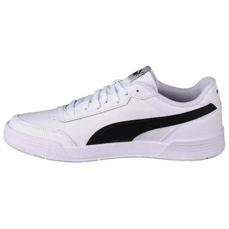 PUMA Caracal Leather Lightweight Low top Skateboard Shoes Unisex Black White