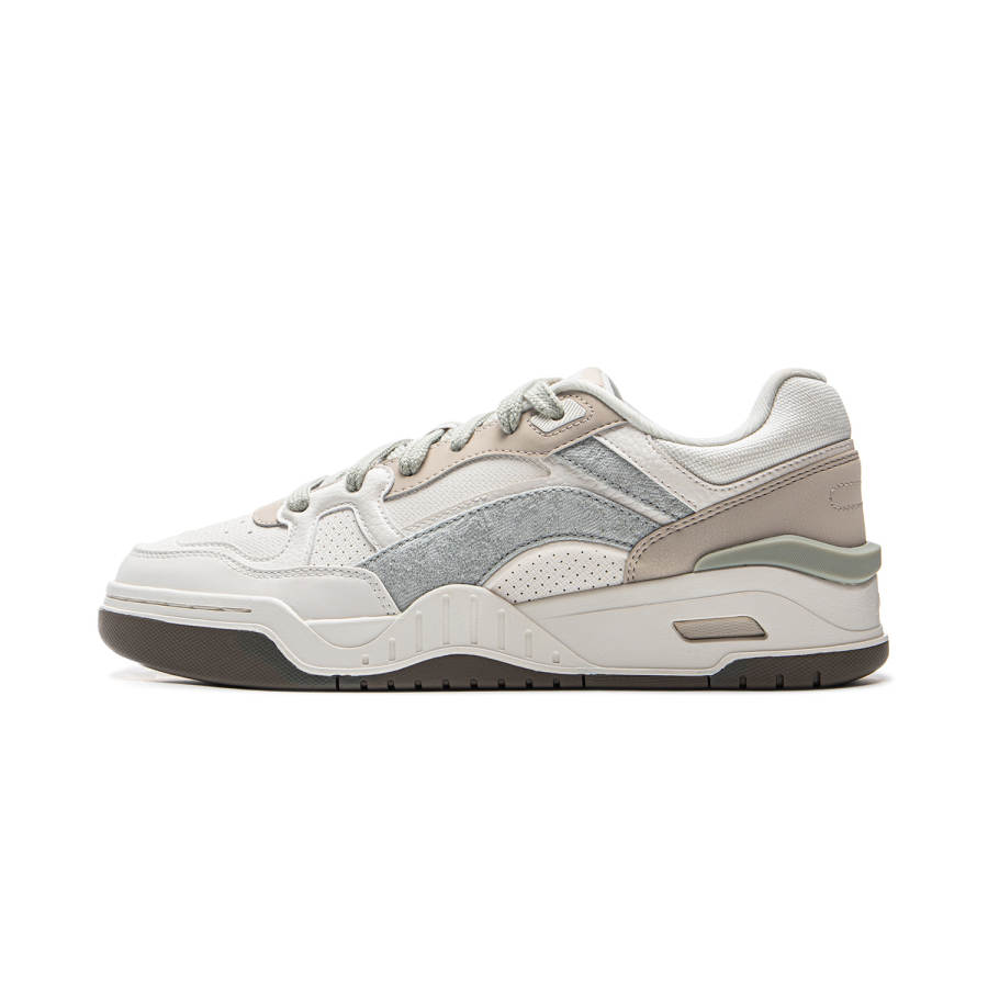Li-Ning Li Ning Moon White 2.0 Slip Resistant Cushioning Breathable Low top Skateboard Shoes Men's White Brown