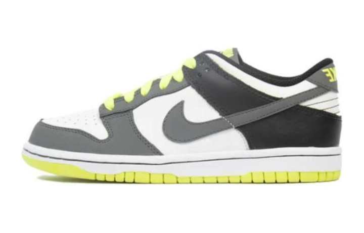 Nike Nike Dunk Low Black Grey Volt GS