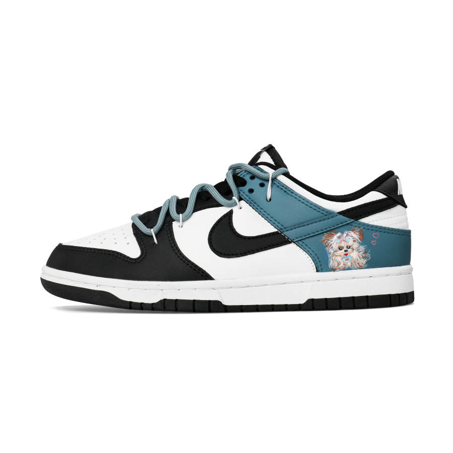 Nike Nike 7W NIKE ALPHA Joy, Dog Shadow Tracing Trends Leather Abrasion Resistant Low top Skateboard Shoes Women's Black