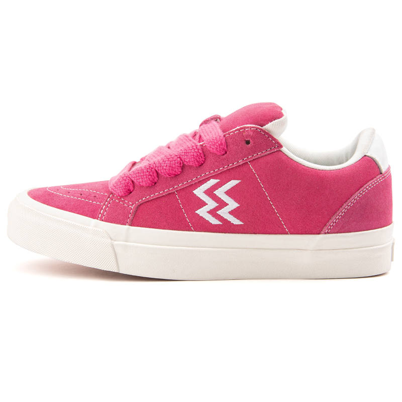 WANSWER Coverage Thermal Slip Resistant Coverage Thermal Slip Resistant Low top Skateboard Shoes Unisex Rose Red