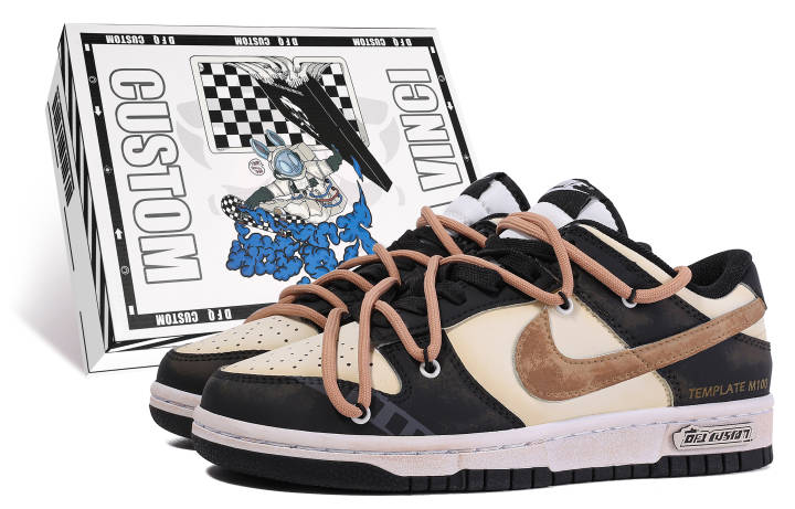 Nike Nike Dunk Low Leather Slip Resistant Quick Dry Abrasion Resistant Balance