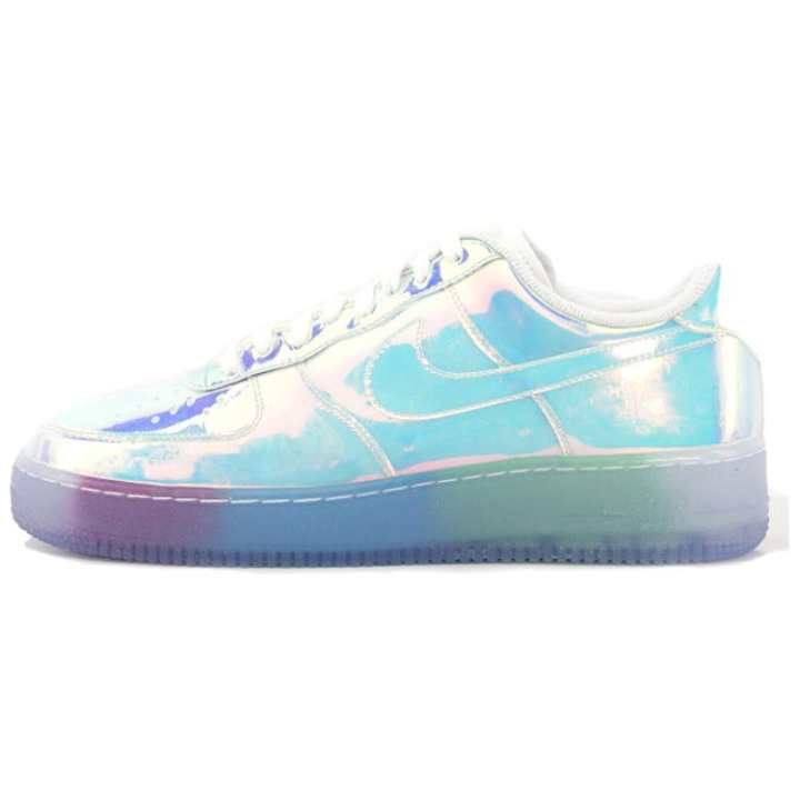 Nike Nike Air Force 1 Low top Skateboard Shoes Men's Light Blue Purple