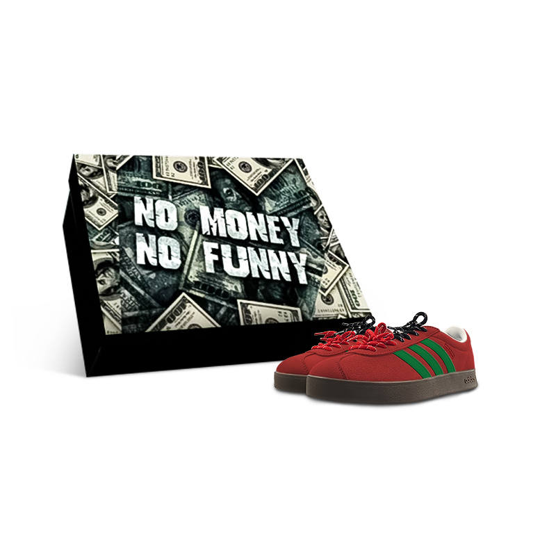 Adidas Neo VL Court 2.0 Low top Skateboard Shoes Unisex Red Green