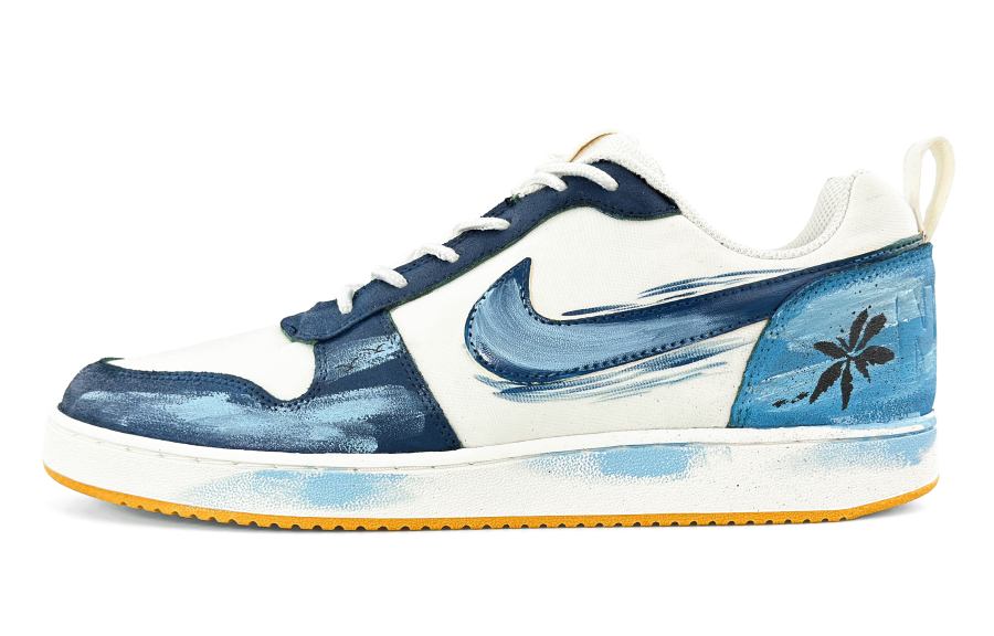 Nike Nike Court Borough Abrasion Resistant Abrasion Resistant Low top Skateboard Shoes Men's Blue