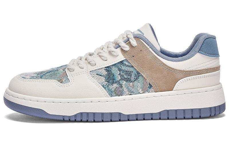 WARRIOR Warrior Low top Skateboard Shoes Men's Beige Blue