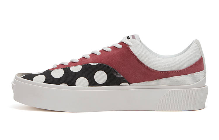 EQLZ EQUALIZER EQLZ EQUALIZER Fault Low Canvas Slip Resistant Low top Skateboard Shoes Unisex Red Black