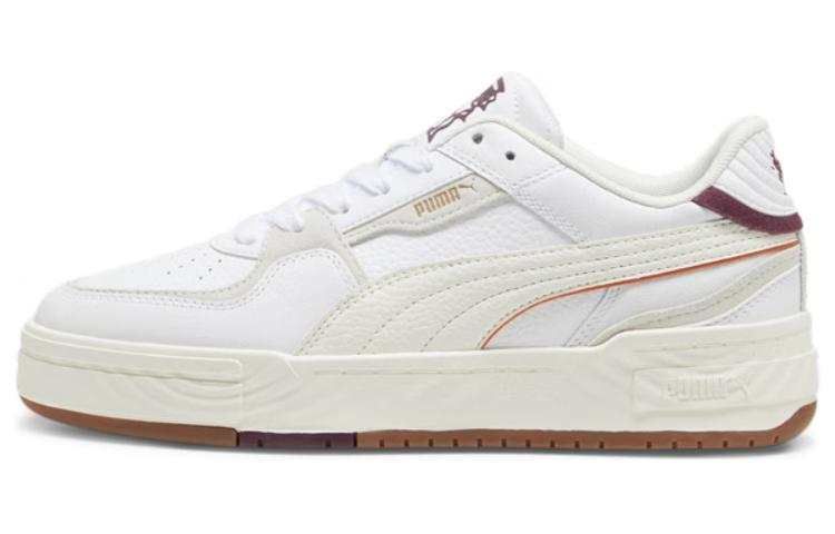 PUMA CA Pro Ripple Cushioning, Wear Resistant Low top Skateboard Shoes Unisex White