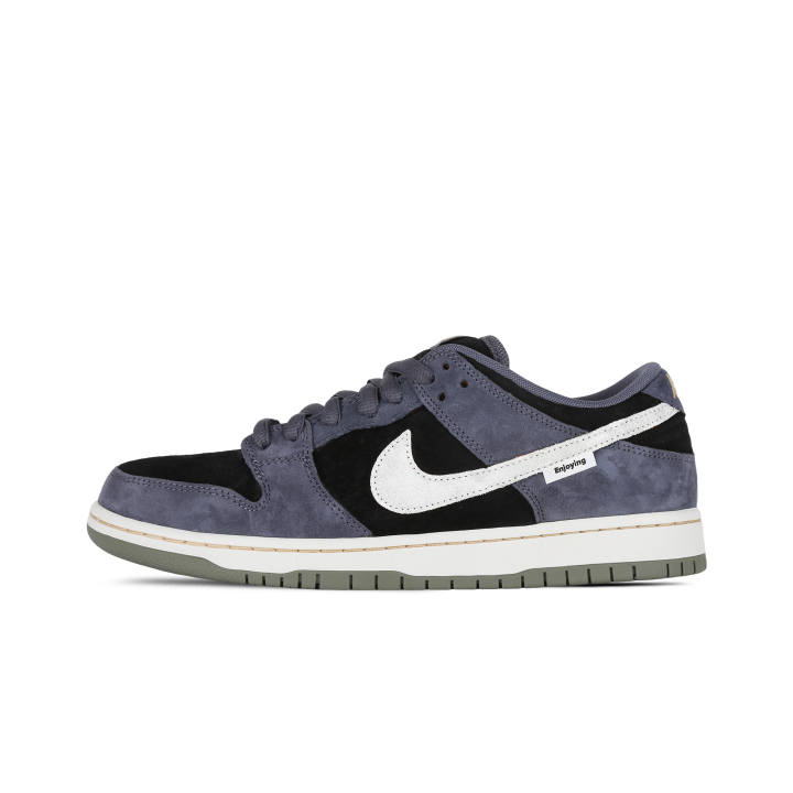 Nike Nike Dunk SB Polaris Suede Coverage Cushioning Low top Skateboard Shoes Unisex Blue Black