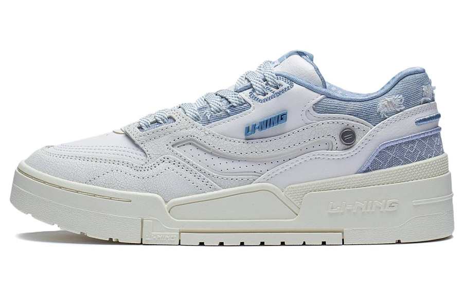 Li-Ning Li Ning 001 BTC Prm Textile, Synthetic Leather, Split Cow Leather Comfortable Abrasion Resistant Breathable Low top