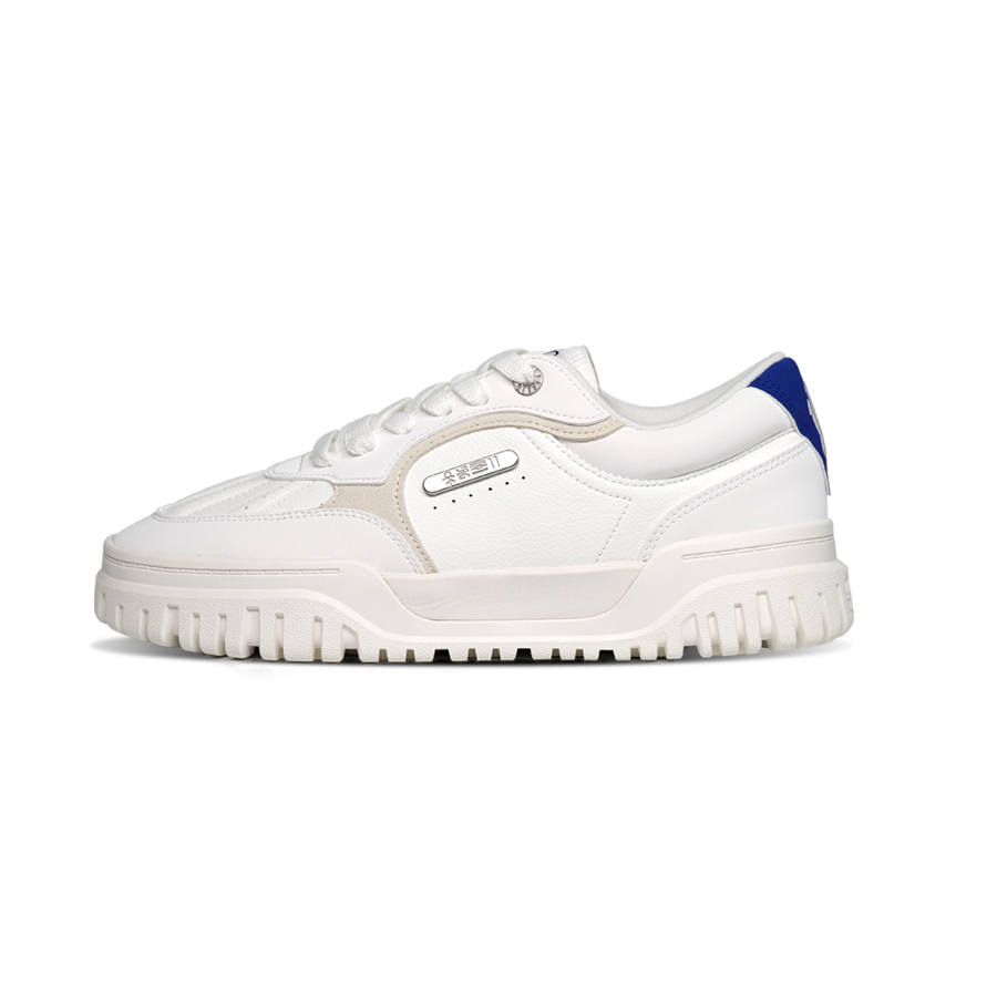 Anta KAI Hélà TRIBE Low top Platform Skateboard Shoes Men's Papyrus White