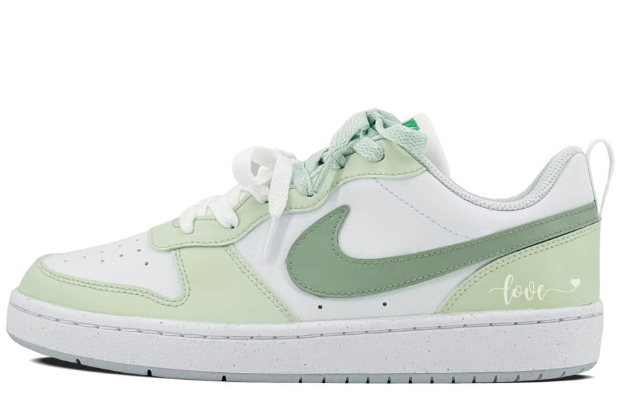 Nike Nike Court Borough Slip Resistant Abrasion Resistant Low top Skateboard Shoes GS Mint Green