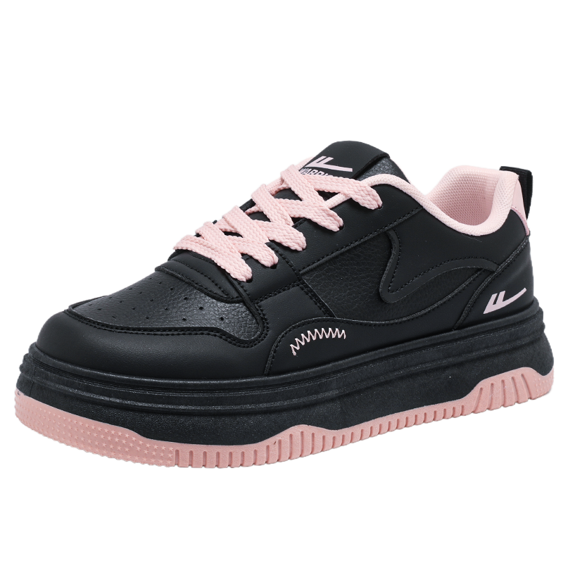 Warrior Fall Versatile Fashion Puffy Shoes Low top Skateboard Shoes Women's