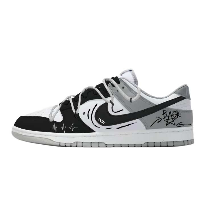 Nike Nike Dunk Mood Share Abrasion Resistant Lightweight Height Increasing Low top Skateboard Shoes Unisex