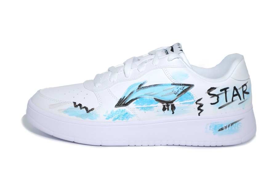Li-Ning Li Ning Floating Boat Slip Resistant Abrasion Resistant Low top Skateboard Shoes Men's White