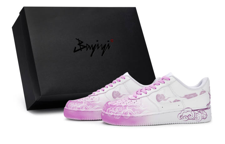 Nike Nike Air Force 1 811 Manufacturing, Cloud Roll Wave Pink, Special Shoe Box Slip Resistant Slip Resistant Low top