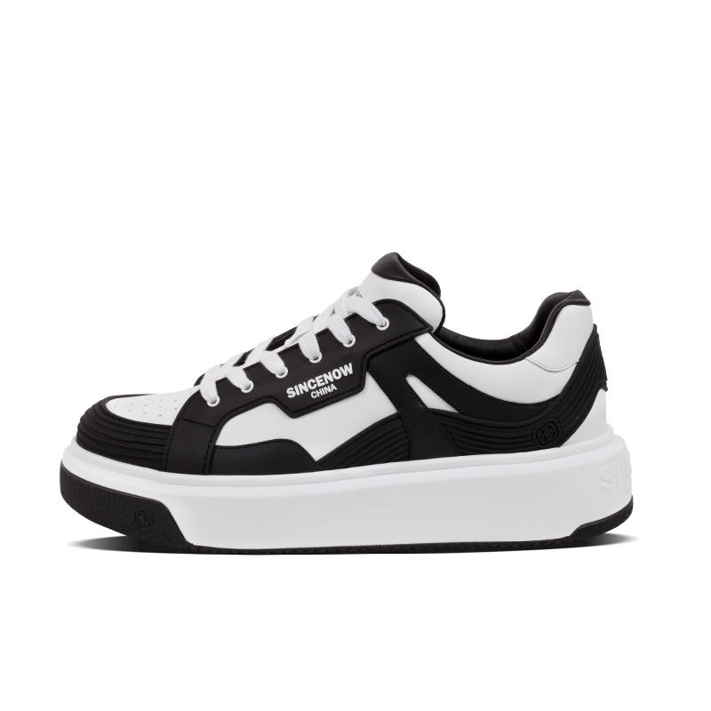 SINCENOW Height Increasing Abrasion Resistant Lightweight Slip Resistant Low top Skateboard Shoes Unisex