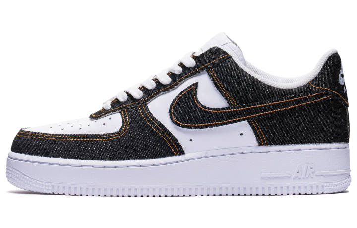 Nike Nike Air Force 1 Low top Skateboard Shoes Men's White Blue