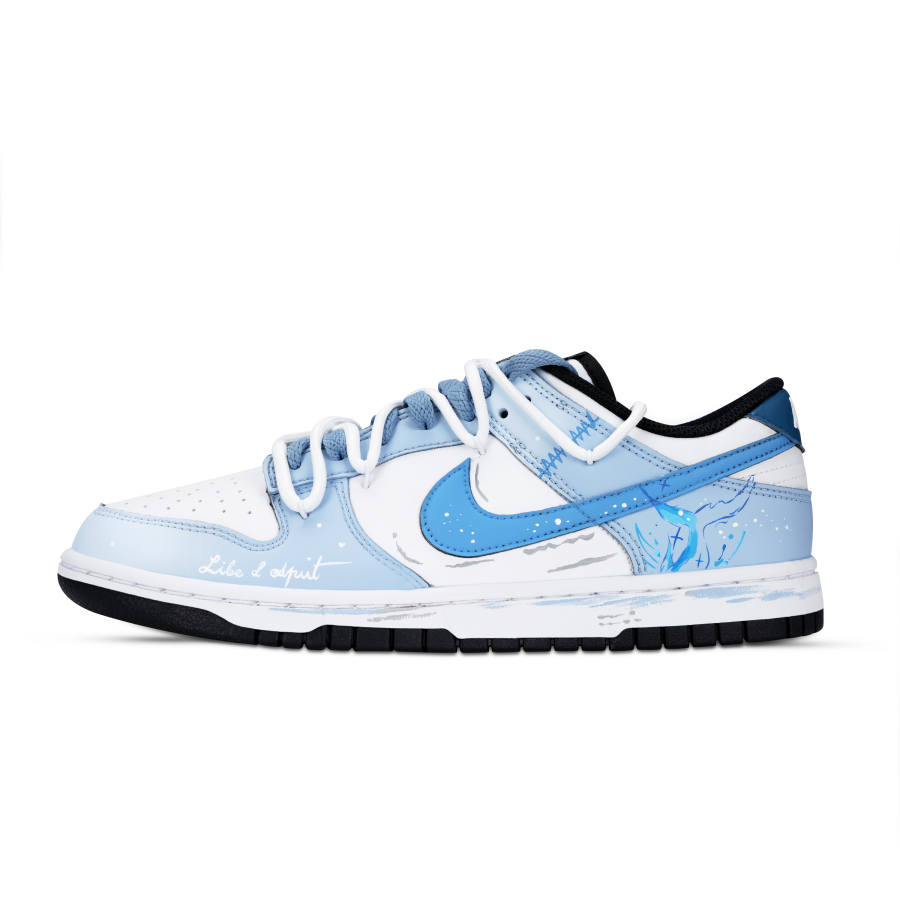 Nike Nike Dunk Black White Leather Slip Resistant Cushioning Abrasion Resistant Slip Resistant Cushioning Abrasion Resistant
