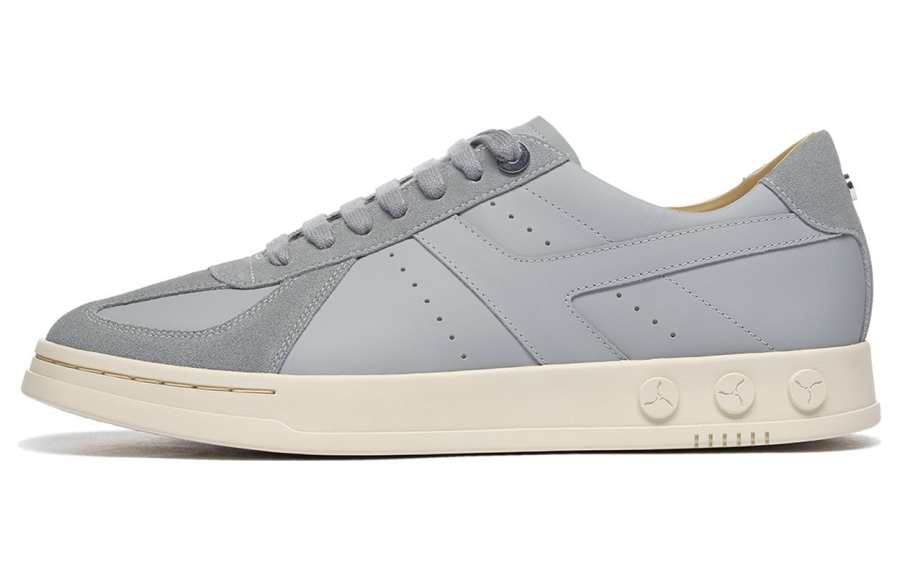 LI-NING 1990 LI NING 1990 002 Slip Resistant, Abrasion Resistant, Lightweight Low top Skateboard Shoes Men's Ultimate Gray
